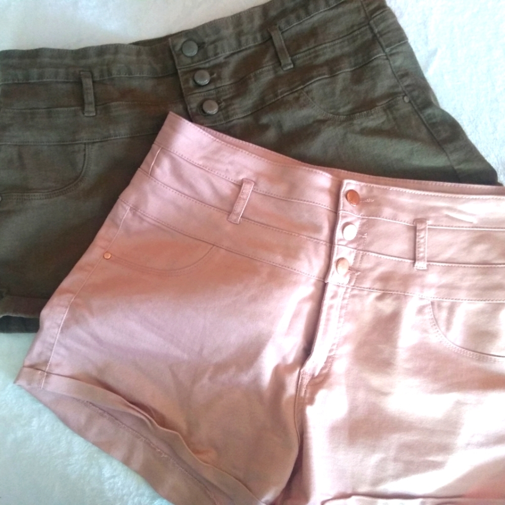 Pair of Refuge high waisted shorts